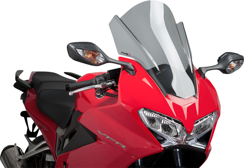 Race Windscreen - 17" - Light Smoke - Honda - Lutzka's Garage