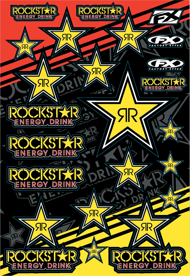Rockstar Sticker Kit - Reflective Gold
