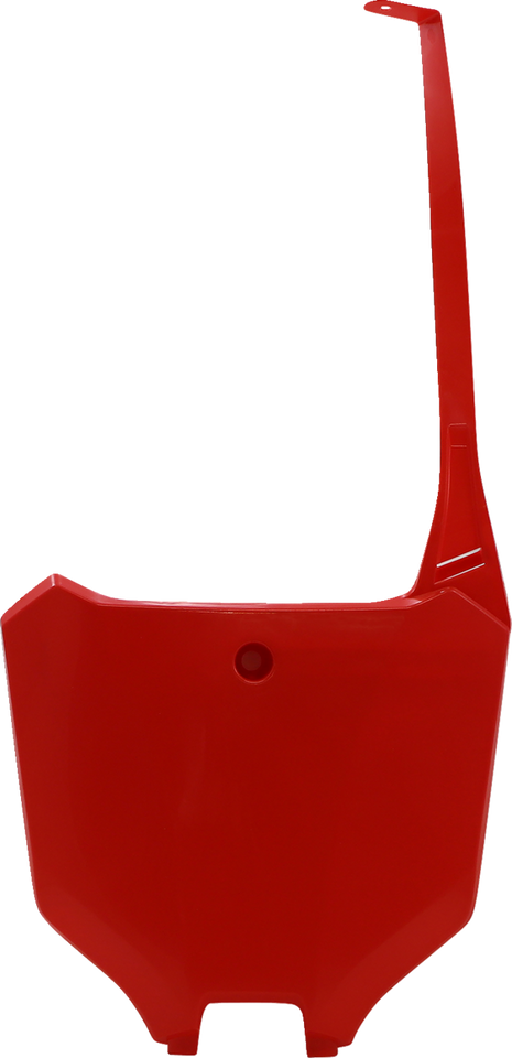 Front Number Plate - Red - Honda - Lutzka's Garage