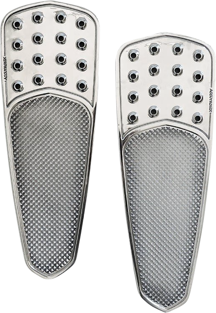 Front Floorboards - Chrome Knurled