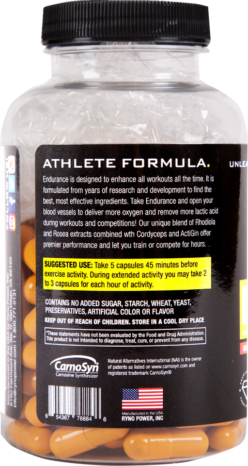 Endurance Capsules - 125 ct. Bottle