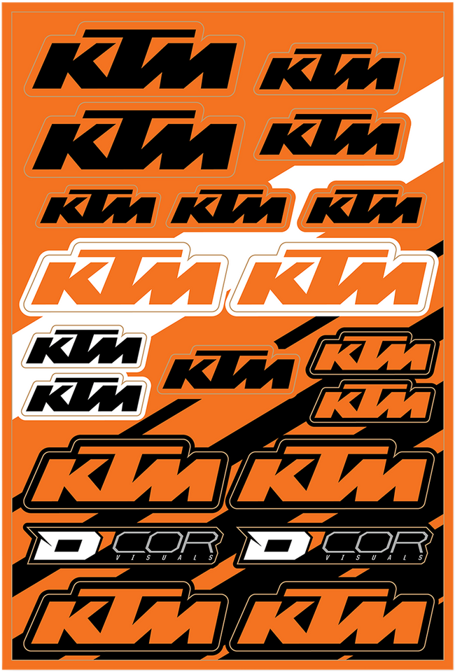 Decal Sheet - KTM Cor2
