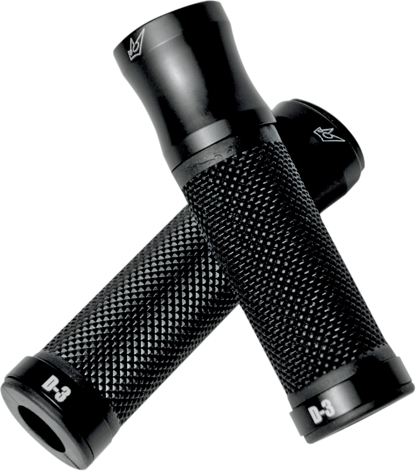 Grips - D3 - Black/Black - Lutzka's Garage