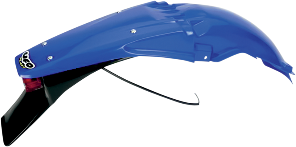 Enduro Rear Fender with 21/5W Light - Reflex Blue - Lutzka's Garage