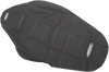 6-Ribbed Seat Cover - Black Ribs/Black Top/Black Sides