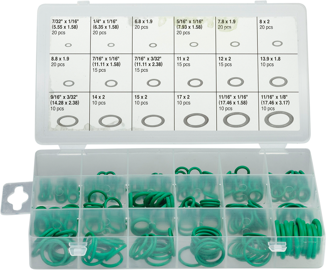 O-Ring - S.A.E./Metric - 270-Piece
