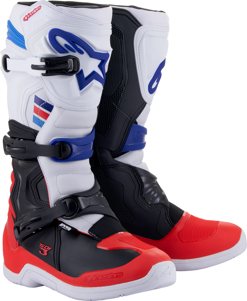Tech 3 Boots - White/Red/Black - US 7 - Lutzka's Garage