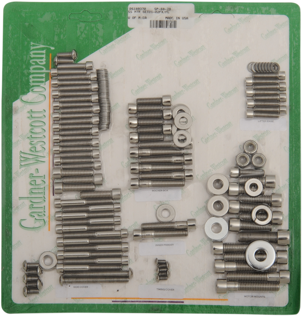 Bolt Kit - Motor Set - Socket-Head