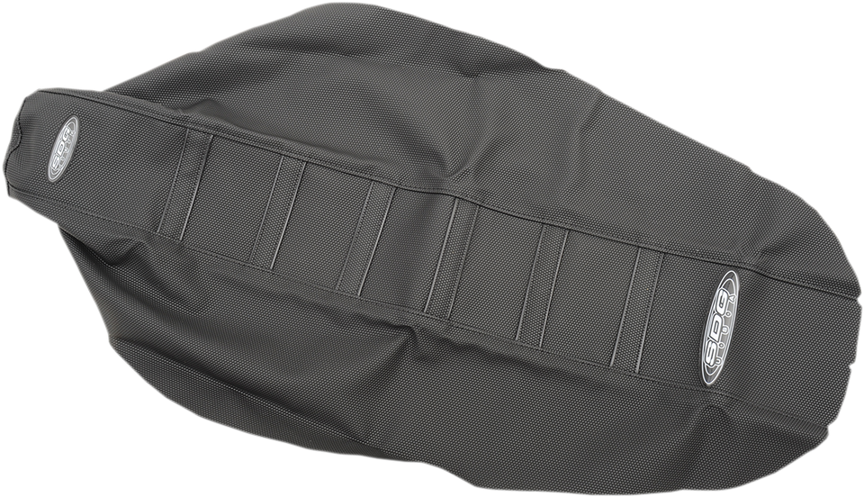 6-Ribbed Seat Cover - Black Ribs/Black Top/Black Sides