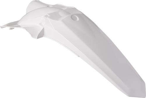 Fender - Rear - White - YZ 450F - Lutzka's Garage