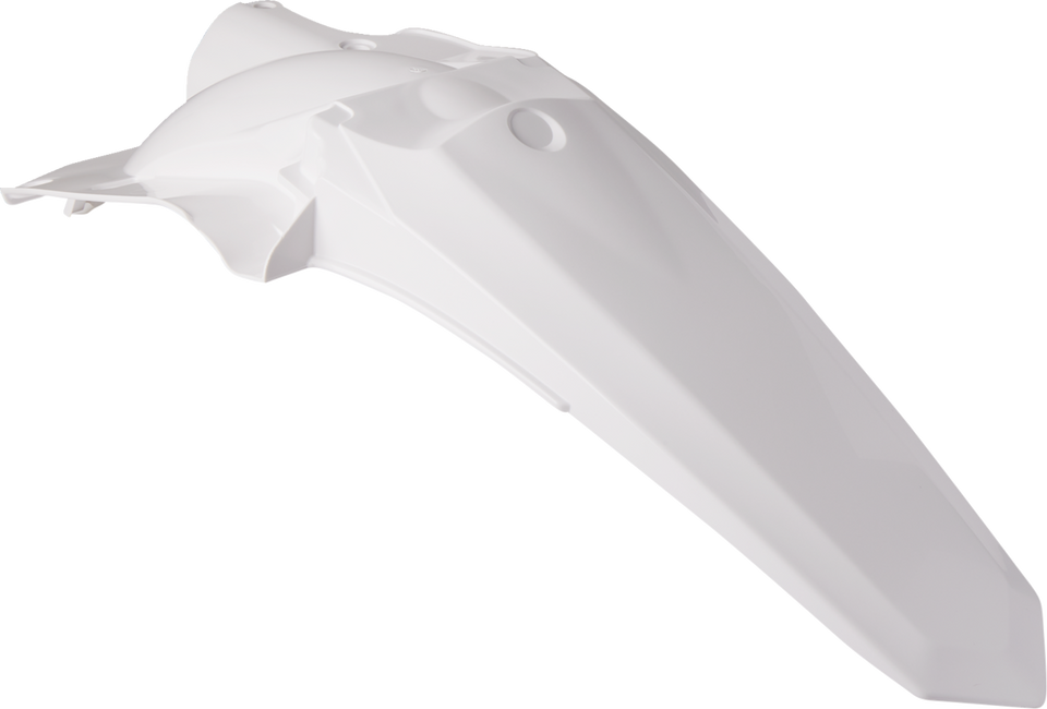 Fender - Rear - White - YZ 450F - Lutzka's Garage