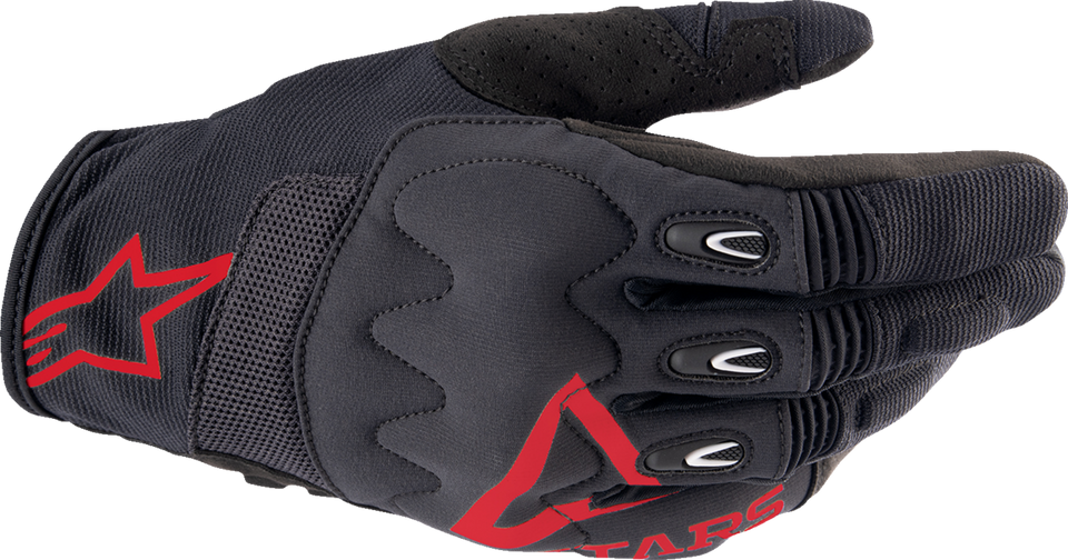 Techdura Gloves - Fire Red/Black - Small - Lutzka's Garage