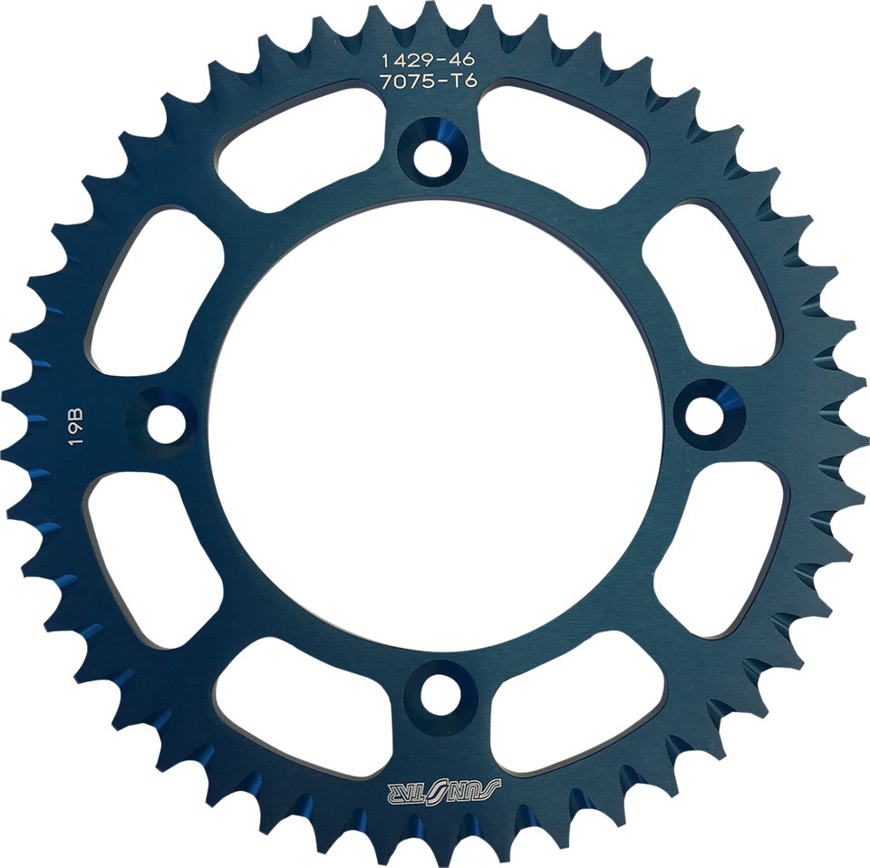 Rear Sprocket - 46 Tooth - YZ65 - Works/Blue - Lutzka's Garage