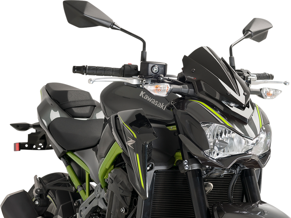 New Generation Windscreen - 15-1/4" - Black - Z900 - Lutzka's Garage