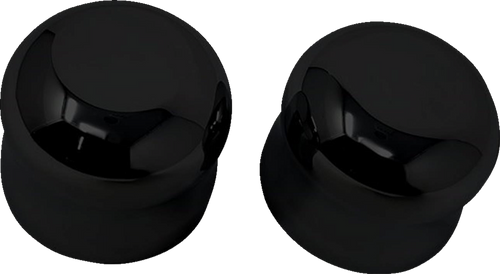 Axle Cap - Front - Smooth - Black - Lutzka's Garage