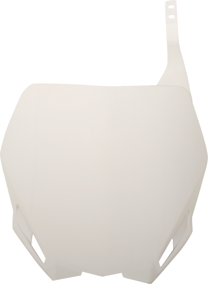 Stadium Number Plate - White - YZ 250F/450F - Lutzka's Garage