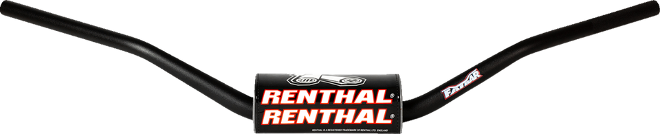 Handlebar - 7/8" - 843 - Flat Track 130 - Black - Lutzka's Garage