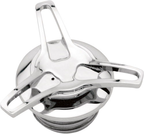 Gas Cap - Spoke - Chrome - Lutzka's Garage
