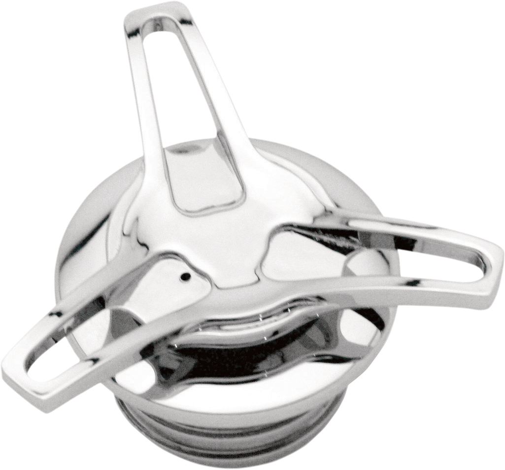 Gas Cap - Spoke - Chrome - Lutzka's Garage
