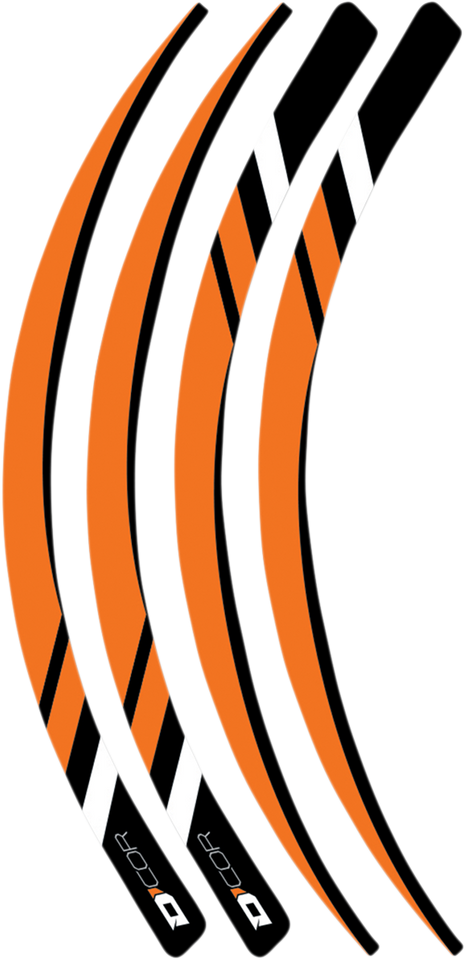 Rim Decal - Orange - Lutzka's Garage