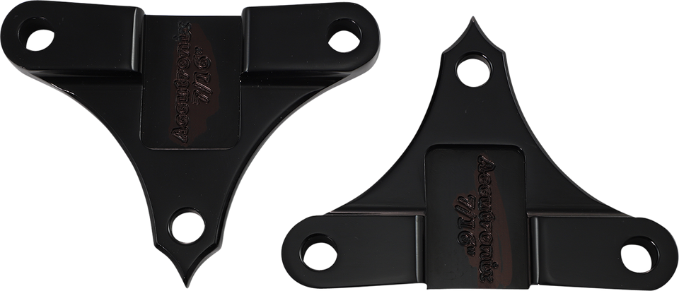 Hot Legs/Bagger Legs Fender Spacers - Black - 0.4375" Spacer - For 6-3/8" Width Fender - Lutzka's Garage