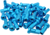 Spoke Nipples - MX1 - Lake Blue - 8 Gauge - Set