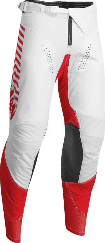 Hallman Differ Slice Pants - White/Red - 30 - Lutzka's Garage