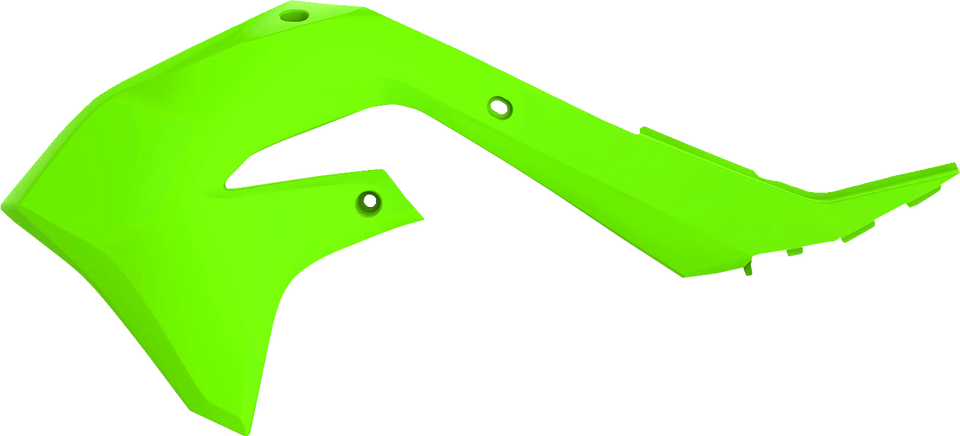 Radiator Cover - Lime Green - KX 450F