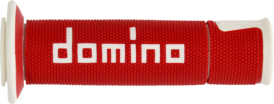 Grips - Domino - A450 - Red/White - Lutzka's Garage