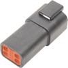 Deutsch Receptacle - 4 Pin - Black - Lutzka's Garage