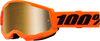 Strata 2 Goggle - Neon Orange - True Gold Mirror - Lutzka's Garage