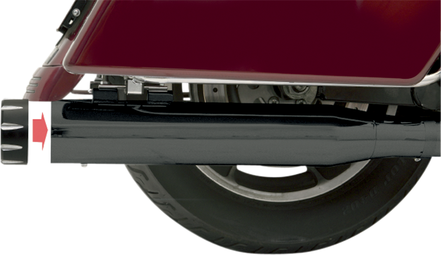 4" Quick Change Mufflers - Black - FL 95-16 - Lutzka's Garage