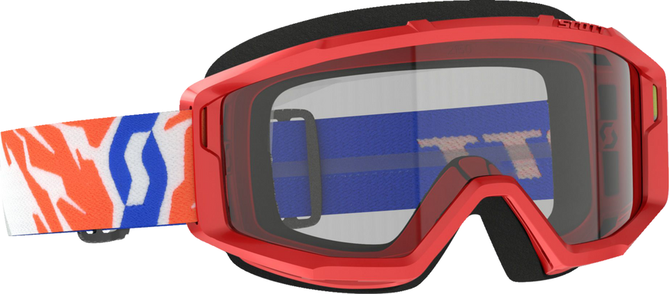 Youth Primal Goggles - Red - Clear - Lutzka's Garage