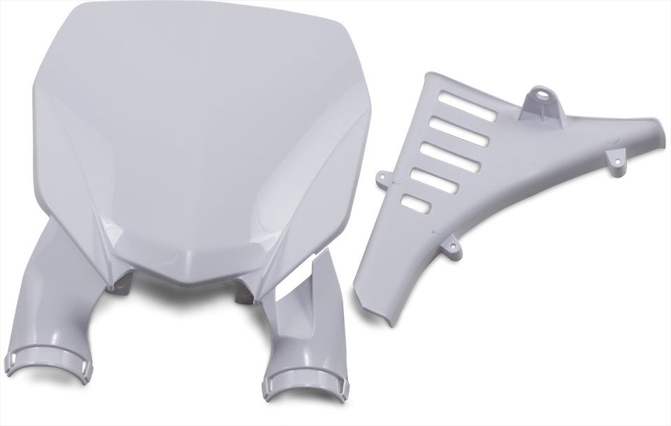 Stadium Plate Number - White - Yamaha - Lutzka's Garage