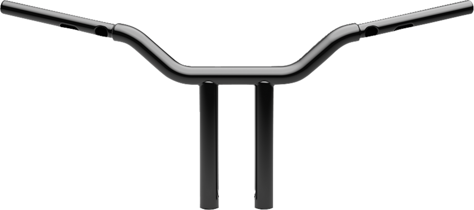 Handlebar - One-Piece Kagefighter - 12" x 1-1/4" - Black - Lutzka's Garage