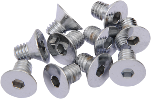 Bolts - Flat-Head - Chrome - 5/16