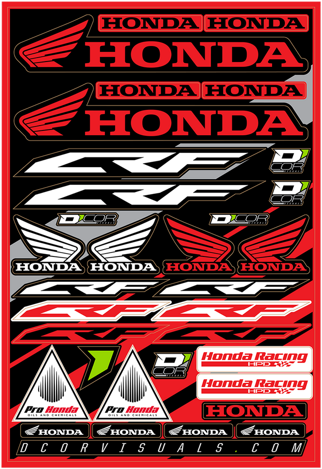Decal Sheet - Honda CRF