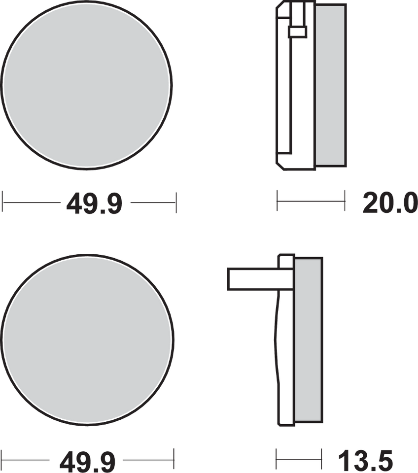 HF Brake Pads - CB750K