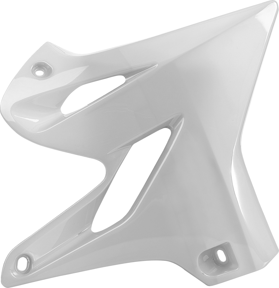 Radiator Cover - White - YZ 125/250 - Lutzka's Garage