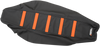 Ribbed Seat Cover - Black Cover/Orange Ribs - KTM