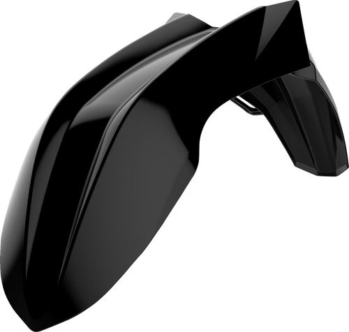 Fender - Front - Black - KLR 650 - Lutzka's Garage