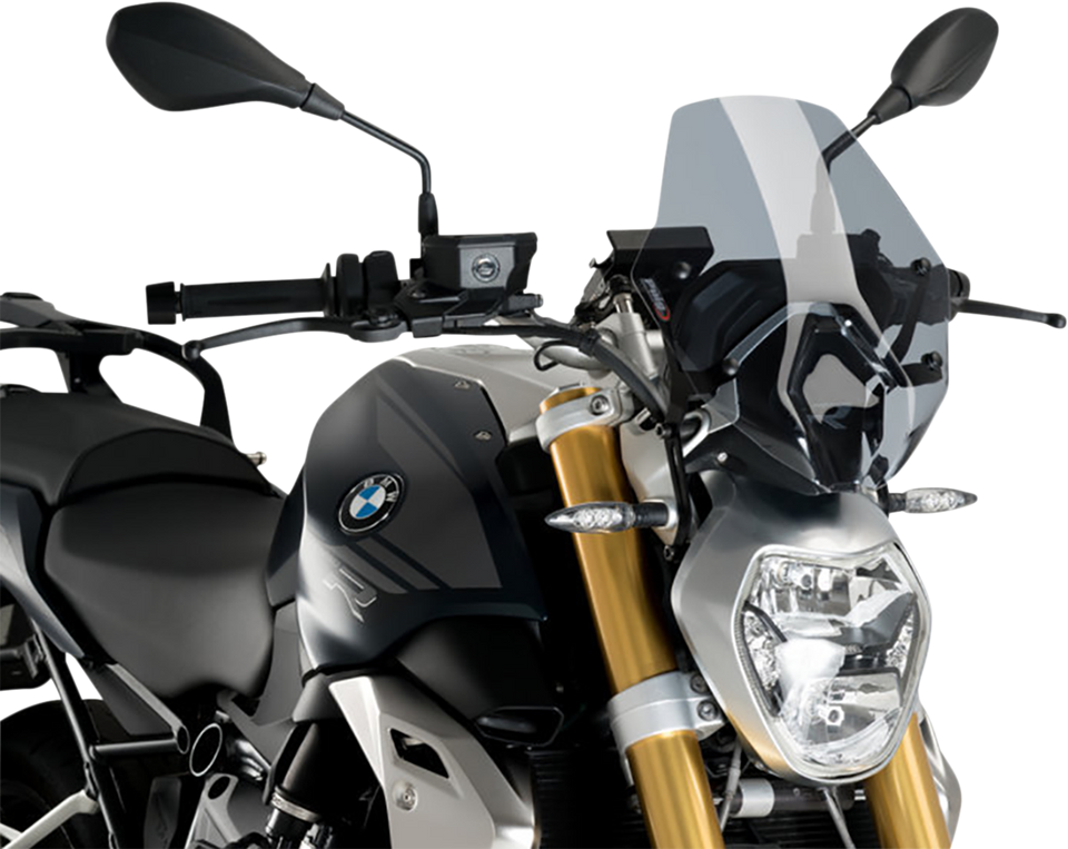 New Generation Windscreen - 13-1/4" - Smoke - BMW