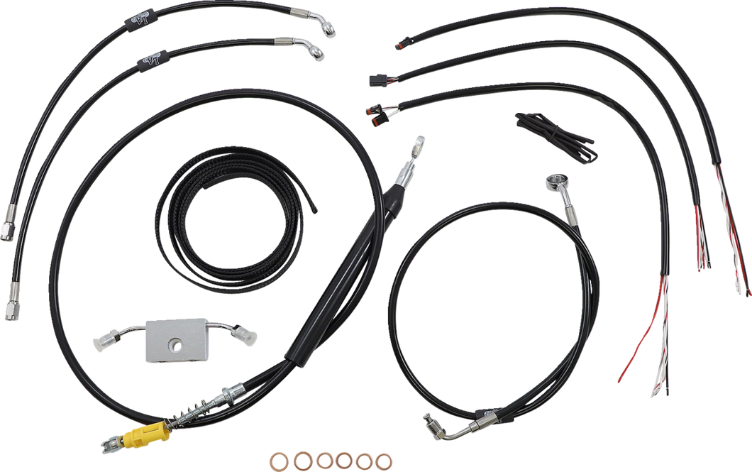Handlebar Cable/Brake Line Kit - Quick Connect - Complete - 18