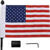 Square Sissy Bar Rack Flag Mount - 6" X 9"