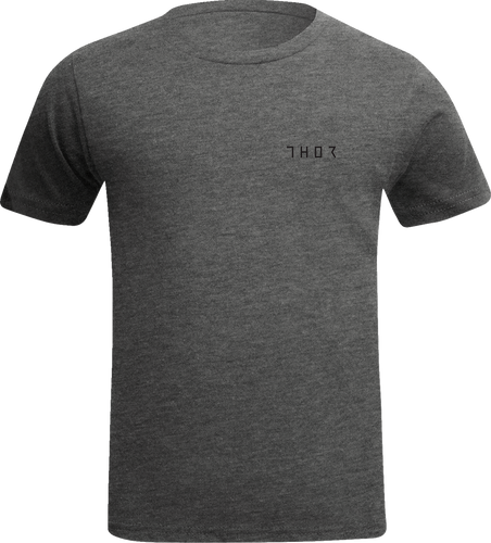 Youth Charge T-Shirt - Dark Heather Gray - Small - Lutzka's Garage
