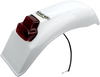 Universal Enduro Rear Fender with Tail/Brake Light - White - Lutzka's Garage