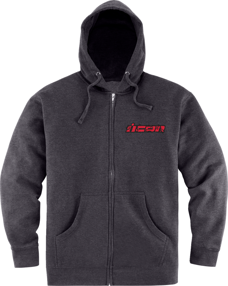 Omnicrux Zip Fleece Hoodie - Black - Small - Lutzka's Garage