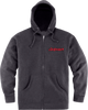 Omnicrux Zip Fleece Hoodie - Black - Small - Lutzka's Garage