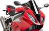 Race Windscreen - 14-1/4" - Black - S1000RR - Lutzka's Garage
