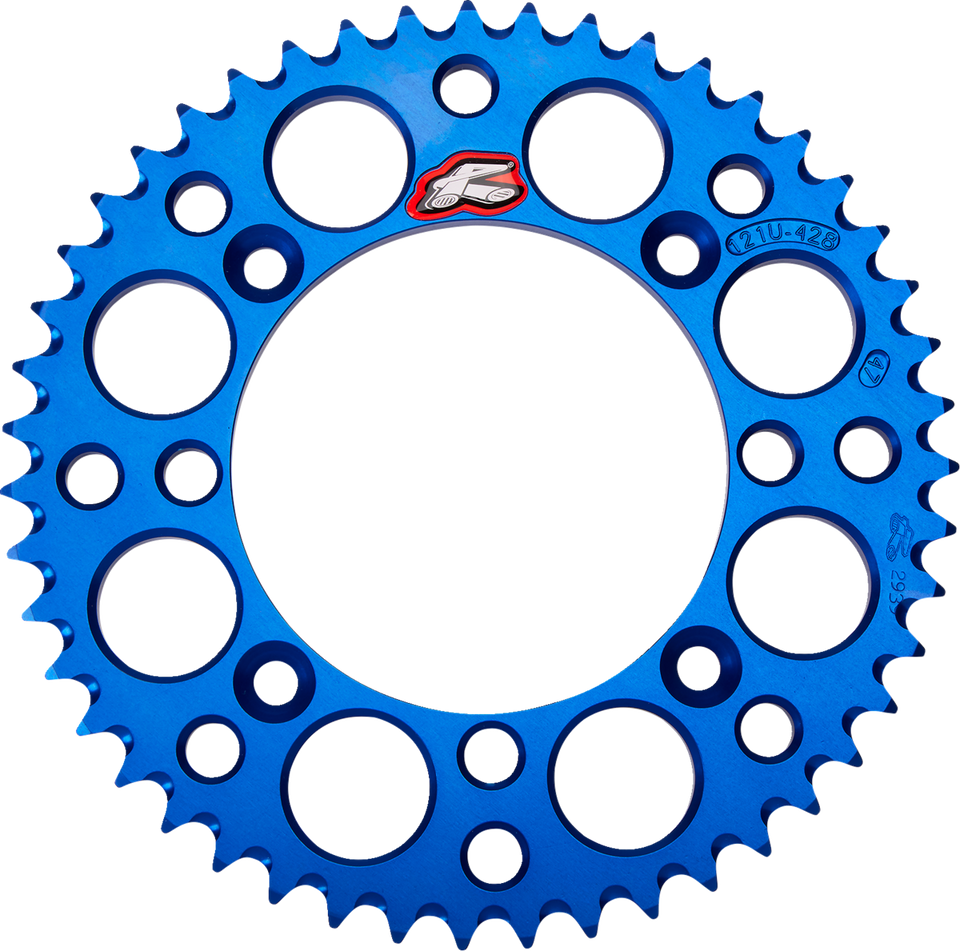 Rear Sprocket - Blue - 47 Tooth - Lutzka's Garage